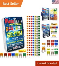 Micro2 APT ATR 120-Count Car Fuse Set - 5A to 30A with Fuse Puller Included - $45.00