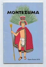 Montezuma By Roger Sessions American Premier Opera Guide 1976 Orpheum Bo... - £21.80 GBP