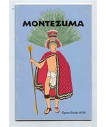 Montezuma By Roger Sessions American Premier Opera Guide 1976 Orpheum Bo... - £21.68 GBP