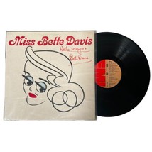 Signed BETTE DAVIS Miss Bette Davis Record Album Autograph Hollywood Icon Actor - £111.85 GBP