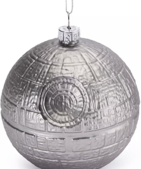 Disney Parks Star Wars Death Star Glass Ornament NEW - $53.99
