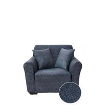Anyhouz 1 Seater Sofa Cover Navy Blue Style and Protection For Living Room Sofa  - £31.08 GBP