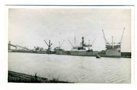 Ligur Norwegian Built Swedish Registered Ship Real Photo Postcard - £31.18 GBP