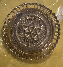 Canada Centennial 1867-1967 Metal Pin - Gold Tone - £5.59 GBP