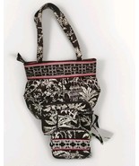 Vera Bradley Imperial Toile Purse Matching Set Of 4 Brown/pink Floral Pr... - $830.84 MXN
