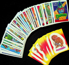 Dinosaurs Attack! 55 Card Set With 11 Stickers - Topps - 1988 - $27.10