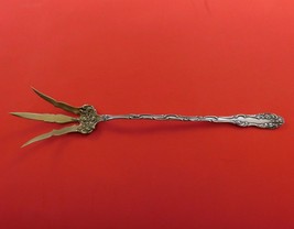 Old English by Towle Sterling Silver Lettuce Fork Gold Washed 9 1/4&quot; Serving - £85.25 GBP