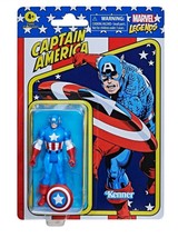 NEW SEALED 2021 Kenner Marvel Legends Retro Captain America Action Figure - $24.74