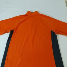 Starter RM34403 Men's Orange & Black 1/4 Zip Long Sleeve Pullover Sweatshirt M image 13