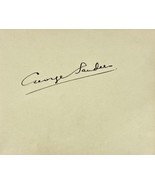 GEORGE SANDERS Signed Autograph ALBUM PAGE The Falcon Rebecca JSA CERTIF... - $8,854.28 MXN