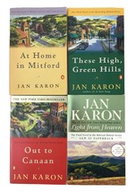 Jan Karon Lot Of 4 Mitford Series Novel Trade Paperback Books 1 3 4 9 At Home In - £15.81 GBP