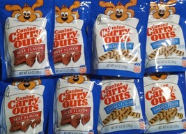 8 Bags (36 oz) Dog Snacks - 4x Beef and 4x Chicken - 4.5 oz ea x 8 - $32.30