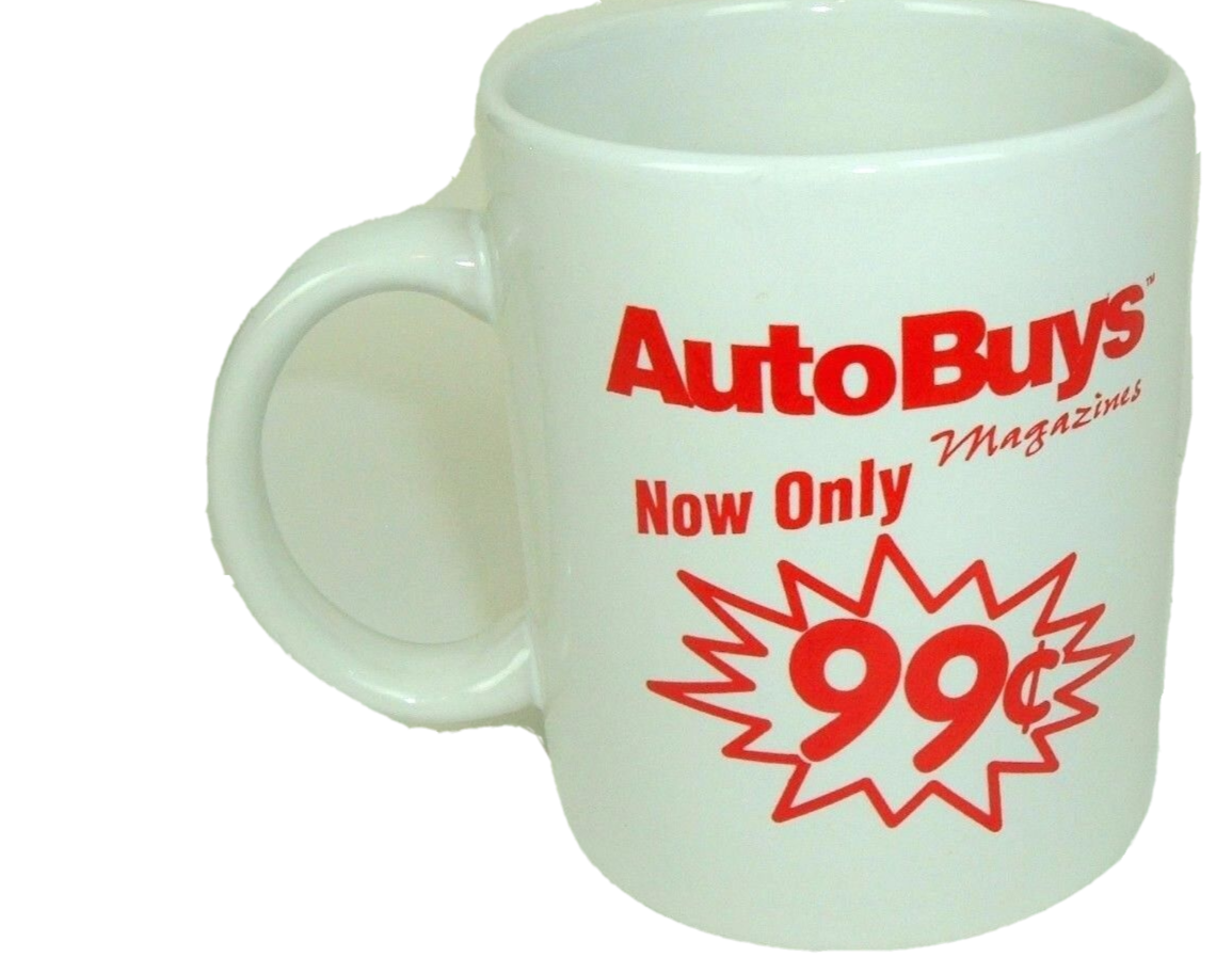 Primary image for Vintage Mug Auto Buys Magazine Automobilia Cars Cup retro