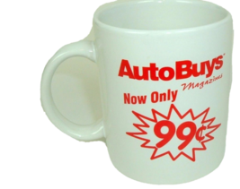 Vintage Mug Auto Buys Magazine Automobilia Cars Cup retro - £10.10 GBP