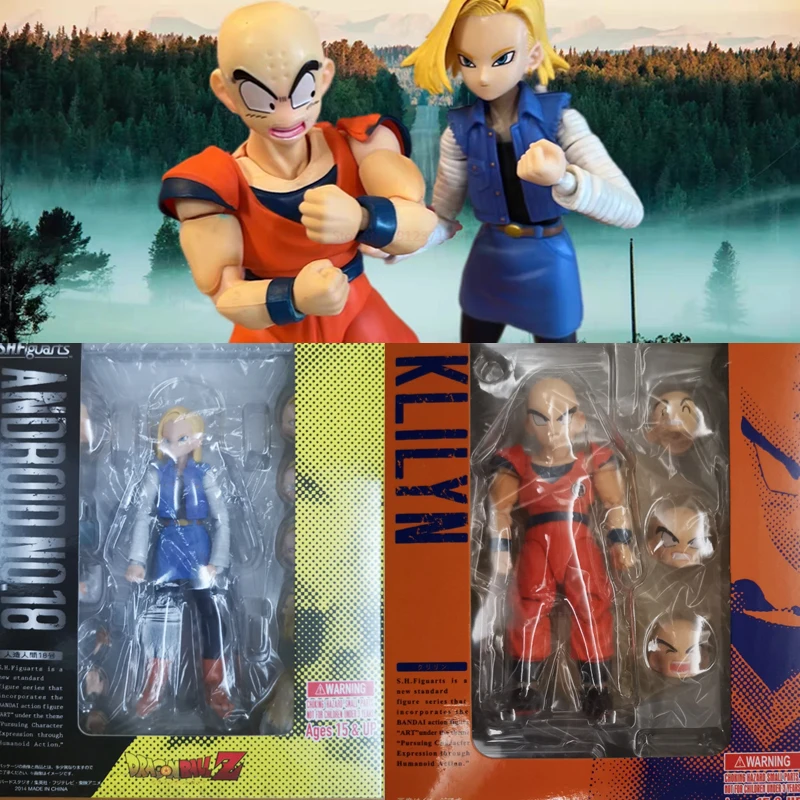 SHFiguarts Dragon Ball SHF Youth Klilyn Android No.18 Action Figure Anime Model - £27.45 GBP+