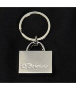 Bergner&#39;s Store Shopping Tote Keychain Silvertone Metal Bag Shaped Logo ... - $182.58 MXN