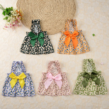 Daisy Sundress, Pet Cotton Princess Dress, Puppy Clothes Dog Clothes - $17.99