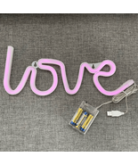 Love Script Battery Computer Charge Light Wall Hanging 14” x 5” - $24.97 CAD