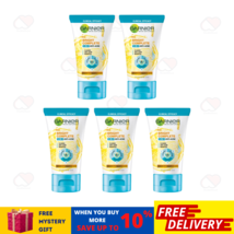 5x90ml  Garnier Bright Complete 3-in-1 Anti Acne Foam Facial Wash Deep Cleaning - $58.31