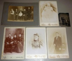 August Nagel, Wife Emma &amp; Family (6) Six Antique Photos #1 - Pennsylvania - £55.72 GBP