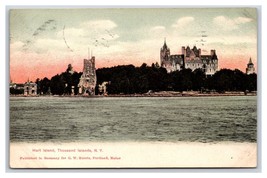 Hart Island From Water Thousand Islands New York NY UDB Postcard W19 - £2.32 GBP