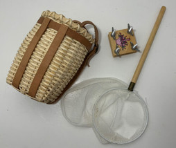 American Girl Pleasant Co Samantha's Nature Paraphernalia butterfly net basket - $64.34