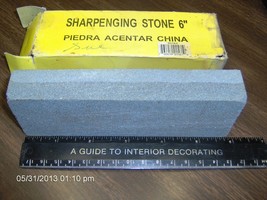 Knife SHARPENING STONE 2 SIDED Fine Course Grit 6&quot;x2x1 Whetstone Blade S... - $40.99