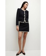 2024 AUTHENTIC VERONICA BEARD ROMAN TWEED BLACK SKIRT $348 - $169.59 CAD