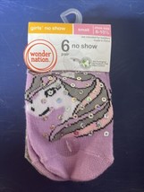 Wonder Nation Girls Unicorn Knee High Socks &amp; Rainbow Sequin No Show Socks - £7.12 GBP