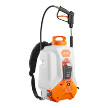 VEVOR Battery Powered Backpack Sprayer, 4 Gal, 2 Wands &amp; 8 Nozzles, 4H R... - $101.99