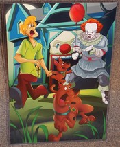 It Pennywise vs Scooby Doo Glossy Art Print 11 x 17 In Hard Plastic Sleeve - $24.99