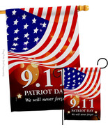 Remember 9/11 Flags Set Patriot Day 28 X40 Double-Sided House Banner - £39.94 GBP