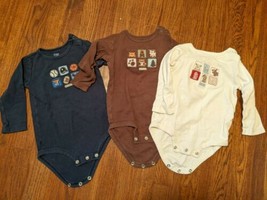 Carter&#39;s 18 Month Long Sleeve Bodysuits, Set of 3 - £4.77 GBP