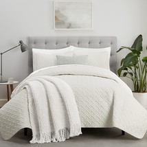 SERTA ComfortSure Soft Lightweight 3 Piece Summer Bedding Comforter Beds... - £53.35 GBP