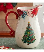Pioneer Woman ~ WISHFUL WINTER ~ 2.5 Quart Pitcher ~ Stoneware ~ Holiday... - €51,69 EUR