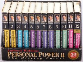 Anthony Robbins Personal Power II 12 Cassette Set – Self Help Motivation... - $35.89