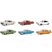 &quot;California Lowriders&quot; Set of 6 pieces Series 2 1/64 Diecast Model Cars by Gr... - £49.22 GBP