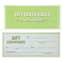 50 Sheet Gift Certificate Paper Coupon Book For Small Businesses, 8.5 X ... - $21.99
