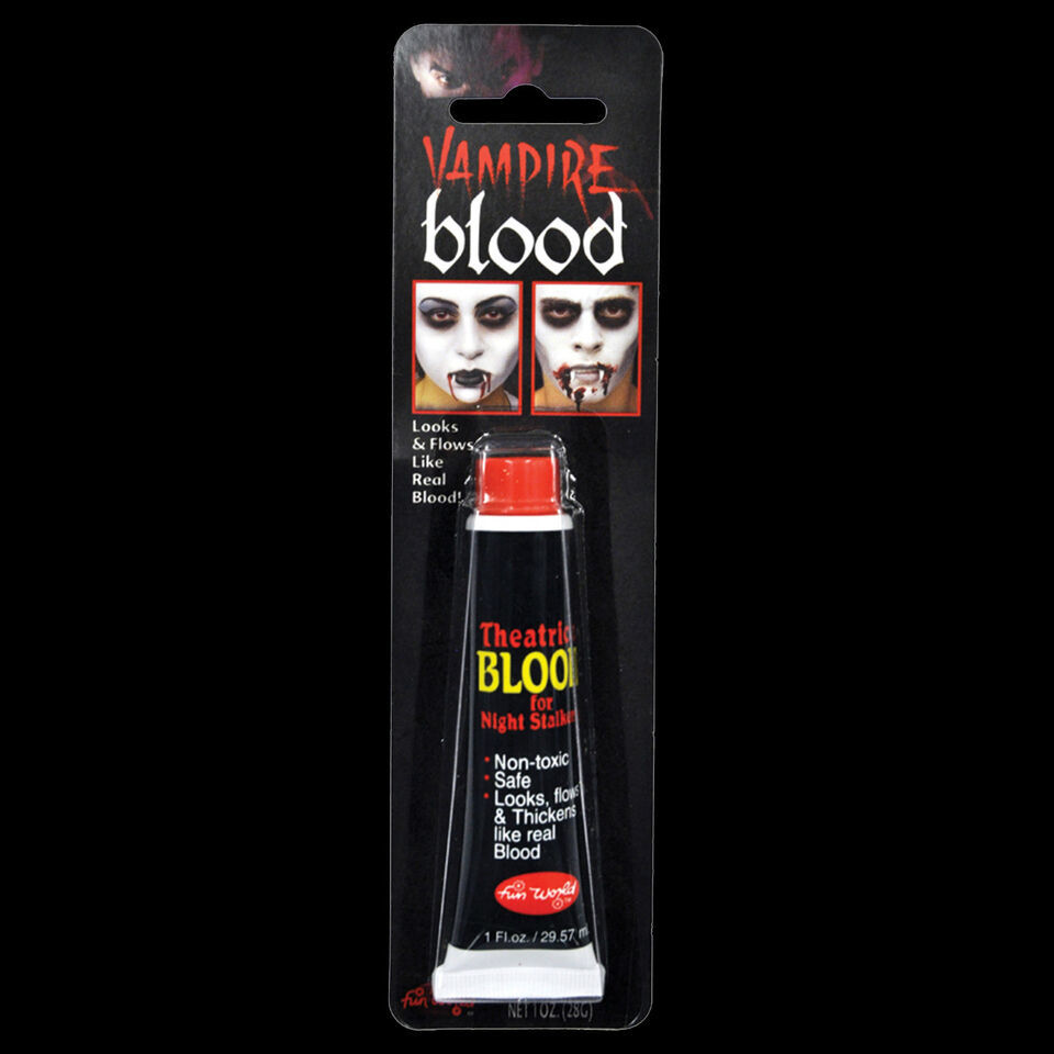 Horror Realistic Fake-ZOMBIE VAMPIRE BLOOD TUBE-Cosplay Costume Makeup A... - $4.72