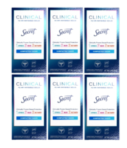 Secret Clinical Strength Antiperspirant Deodorant, Invisible Solid, 1.6 oz 6 PK - £68.94 GBP