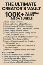 The Ultimate Creator’s Vault: 100K+ PLR Digital Assets Mega Bundle for S... - $5.00