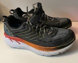 Hoka One One Clifton 4 Shoes Mens 12 Gray Running Athletic Sneakers Trai... - $48.99