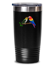 20 oz Tumbler Stainless Steel Insulated Funny Parrot Bird Lover Animals  - £24.07 GBP