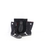NOS Vtg 90s Streetwear Mens 12 Gothic Goth Punk Skull Tall Canvas Shoes ... - $2,373.22 MXN