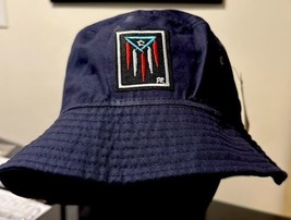 Puerto Rico Bucket Hat L/ XL Navy Blue Color - £11.63 GBP