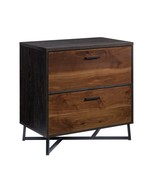 Lateral File Cabinet - Dark Walnut Finish Office Storage - $3,814.16 MXN
