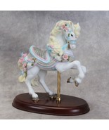 Lenox Show Horse Carousel 24 K Gold Accent Retired 8&quot; 1987 1st In Series... - £33.01 GBP