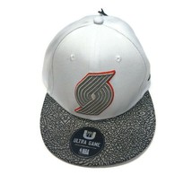 Ultra Game Mens Portland Trailblazers Snapback Hat Cap White One Size Fits Most - £19.73 GBP