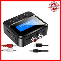 Portable Bluetooth Transmitter &amp; Receiver - Supports RCA &amp; AUX for Easy Use - $595.78 MXN