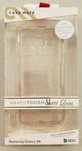 NEW Case-Mate Naked Tough Sheer Glam Case for Samsung Galaxy S8 champagne glitz - £6.74 GBP